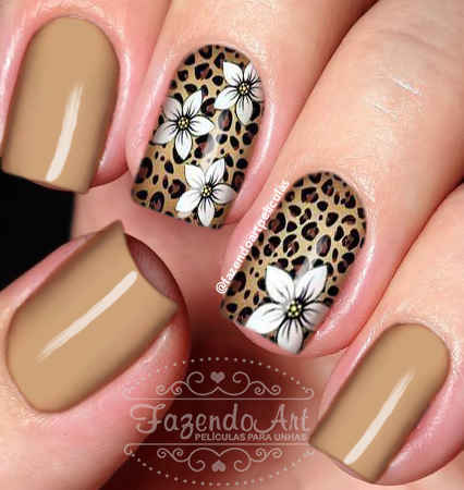 Películas para unhas-Animal print 40