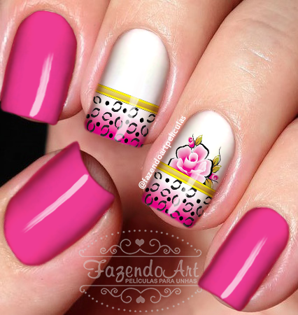 Películas para unhas-Animal Print 28