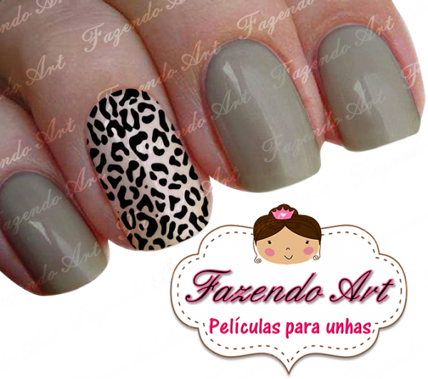 Animal print preto