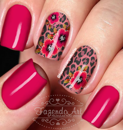 Películas para unhas-Animal print 38