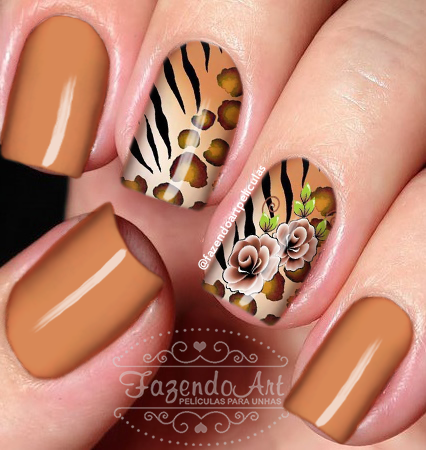 Películas para unhas-Animal print 44