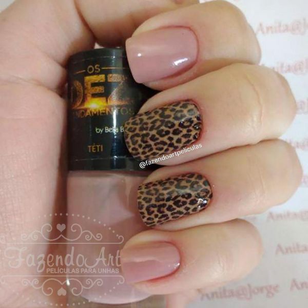 Películas para unhas-Animal Print 60a