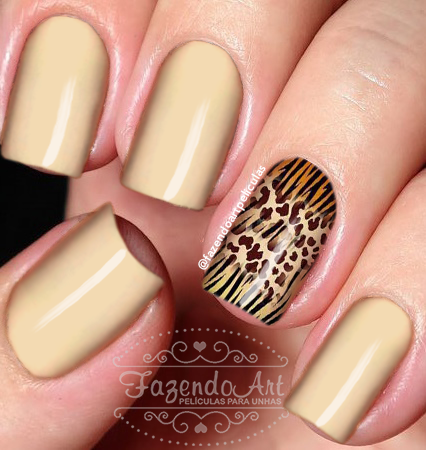 Películas para unhas-Animal print 51