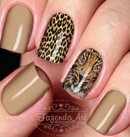 Películas para unhas-Animal print 10