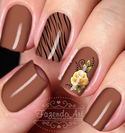 Películas para unhas-Animal Print 37