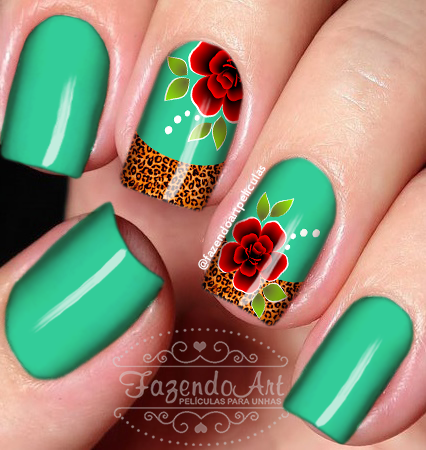 Películas para unhas-Animal print 20