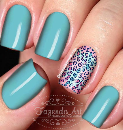 Películas para unhas-Animal print 55