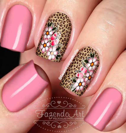 Películas para unhas-Animal print 22