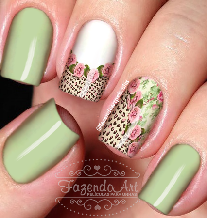 Películas para unhas-Animal Print 25