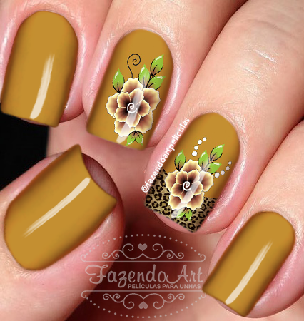 Películas para unhas-Animal print 17