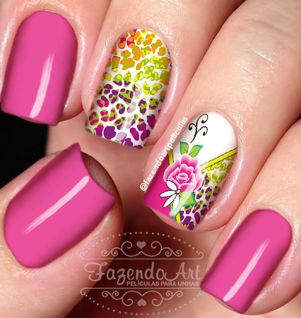 Películas para unhas-Animal print 41