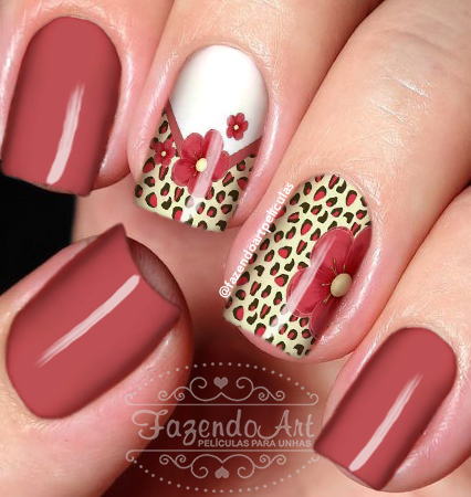 Películas para unhas-Animal print 19