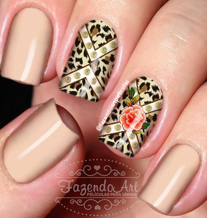 Películas para unhas-Animal print 16