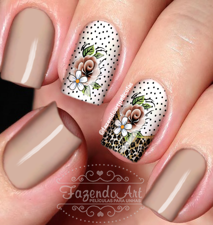 Películas para unhas-Animal print 12