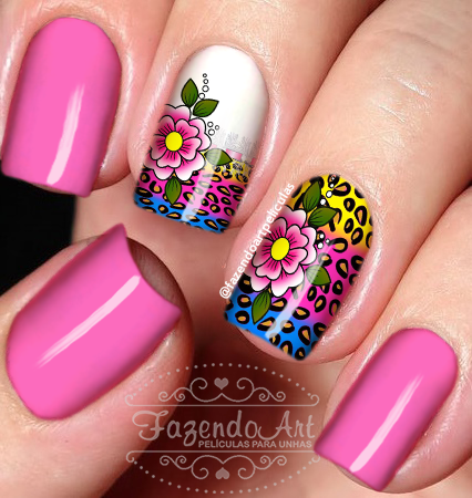 Películas para unhas-Animal print 18