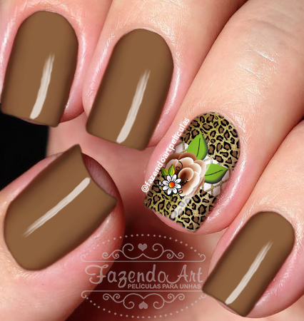 Películas para unhas-Animal print 15