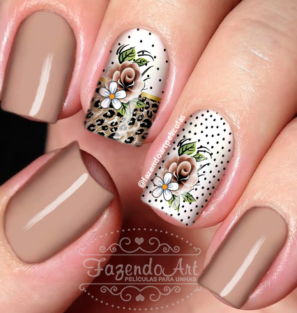 Películas para unhas-Animal print 46