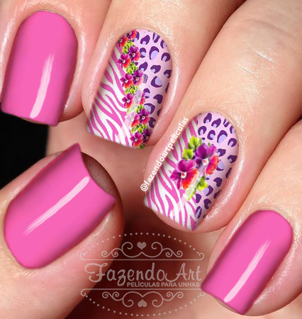 Películas para unhas-Animal Print 31