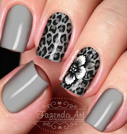 Películas para unhas-Animal print 43